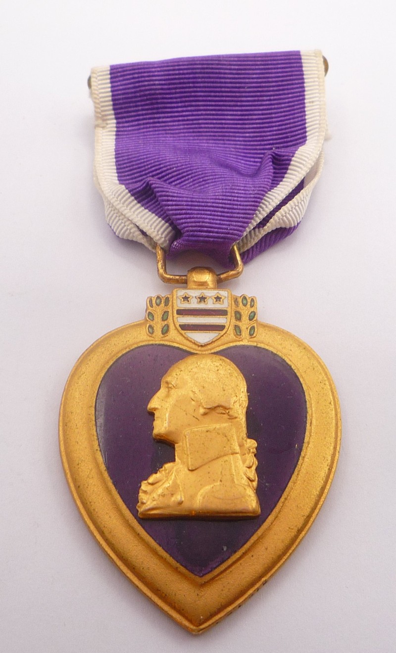 USA WW2 Purple Heart Medal in Case