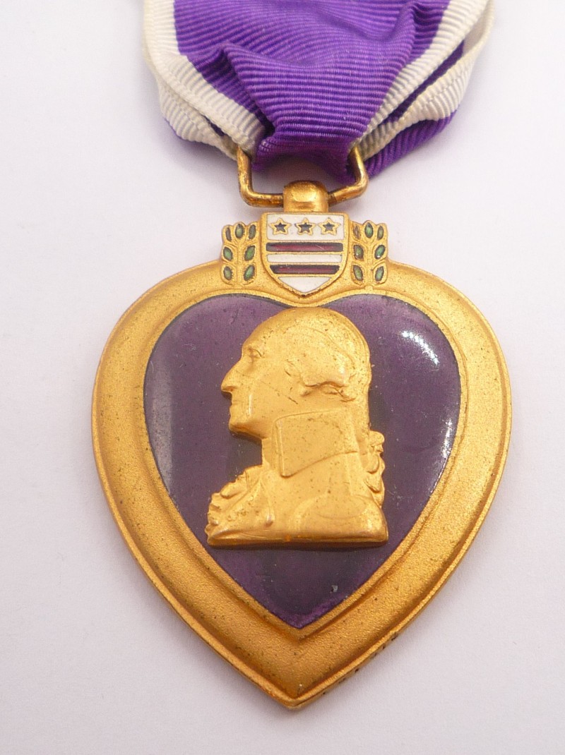 USA WW2 Purple Heart Medal in Case