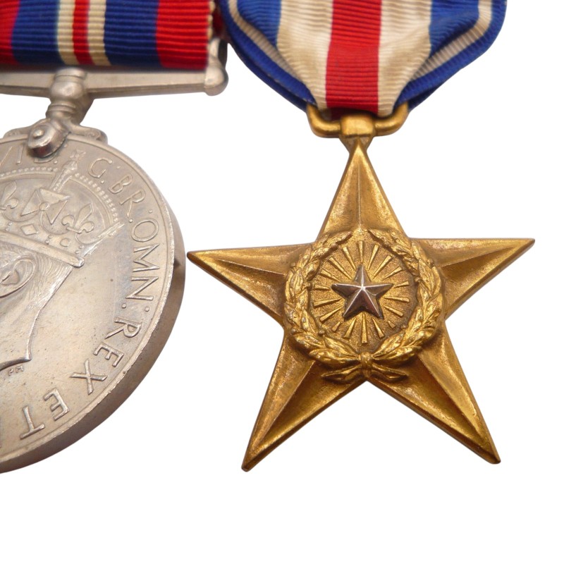 WW2 Italy Star Silver Star Medal Group of 5