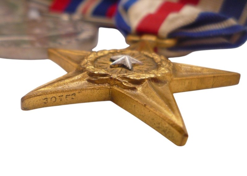 WW2 Italy Star Silver Star Medal Group of 5