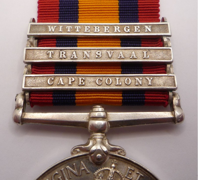 Queen's South Africa Medal 3 Clasps