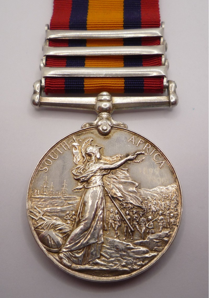 Queen's South Africa Medal 3 Clasps