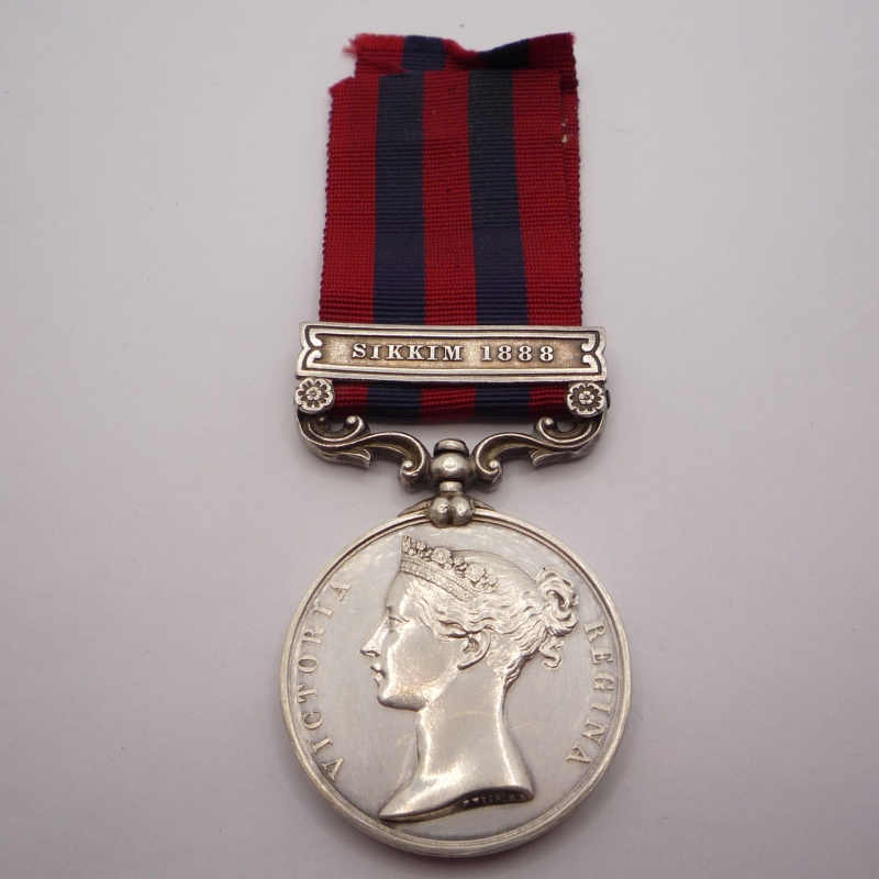 india general service medal sikkim 1888 clasp