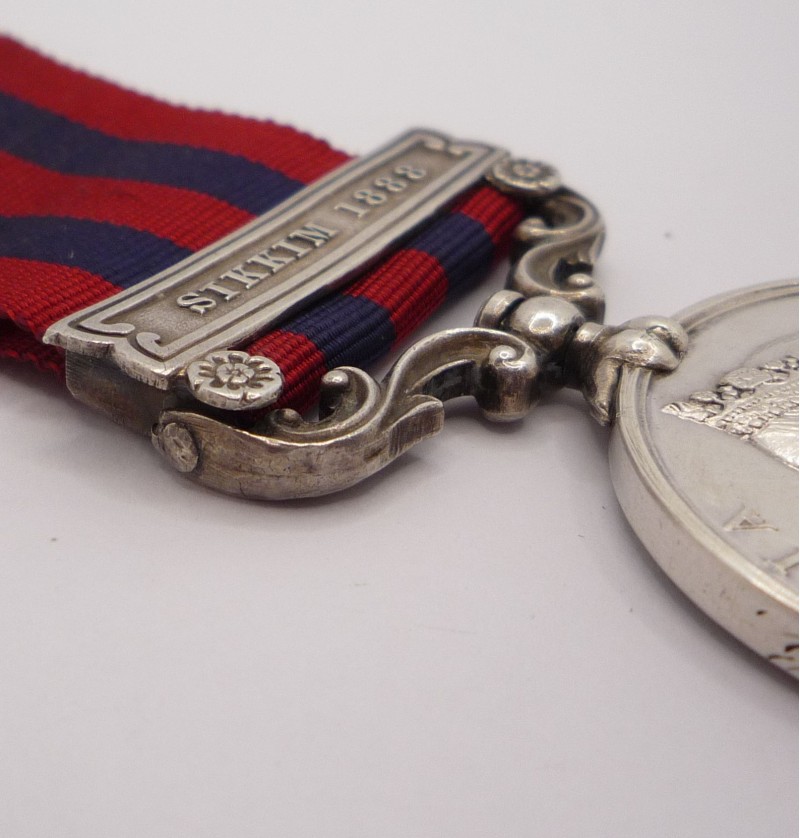India General Service Medal Sikkim 1888 Clasp