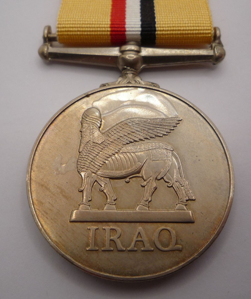 Iraq Medal 2003 No Clasp and Golden Jubilee M