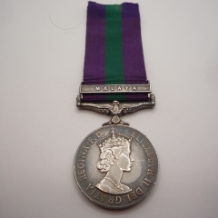 general service medal eiir malaya clasp