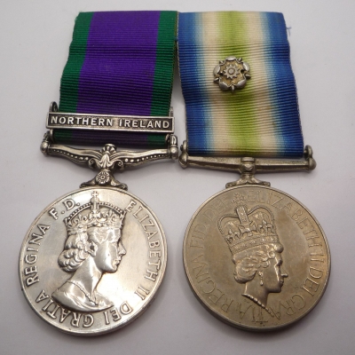 campaign service medal northern ireland south atlantic group of 2