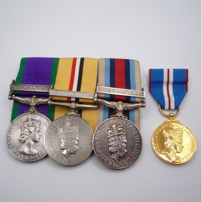 northern ireland iraq afghanistan medal group of 4